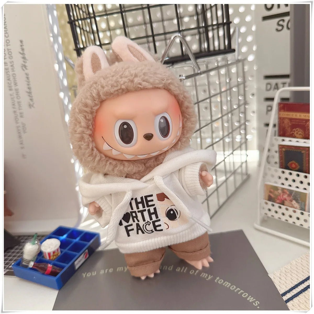 "Labubu 15/17cm Doll Clothing Set β Fashion Hoodie & Pants for V1/V2 Dolls, Korean Idol Trend DIY Outfit Gift" ππ§Έβ¨ - RELUX.STORE