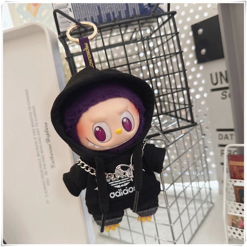 "Labubu 15/17cm Doll Clothing Set β Fashion Hoodie & Pants for V1/V2 Dolls, Korean Idol Trend DIY Outfit Gift" ππ§Έβ¨ - RELUX.STORE