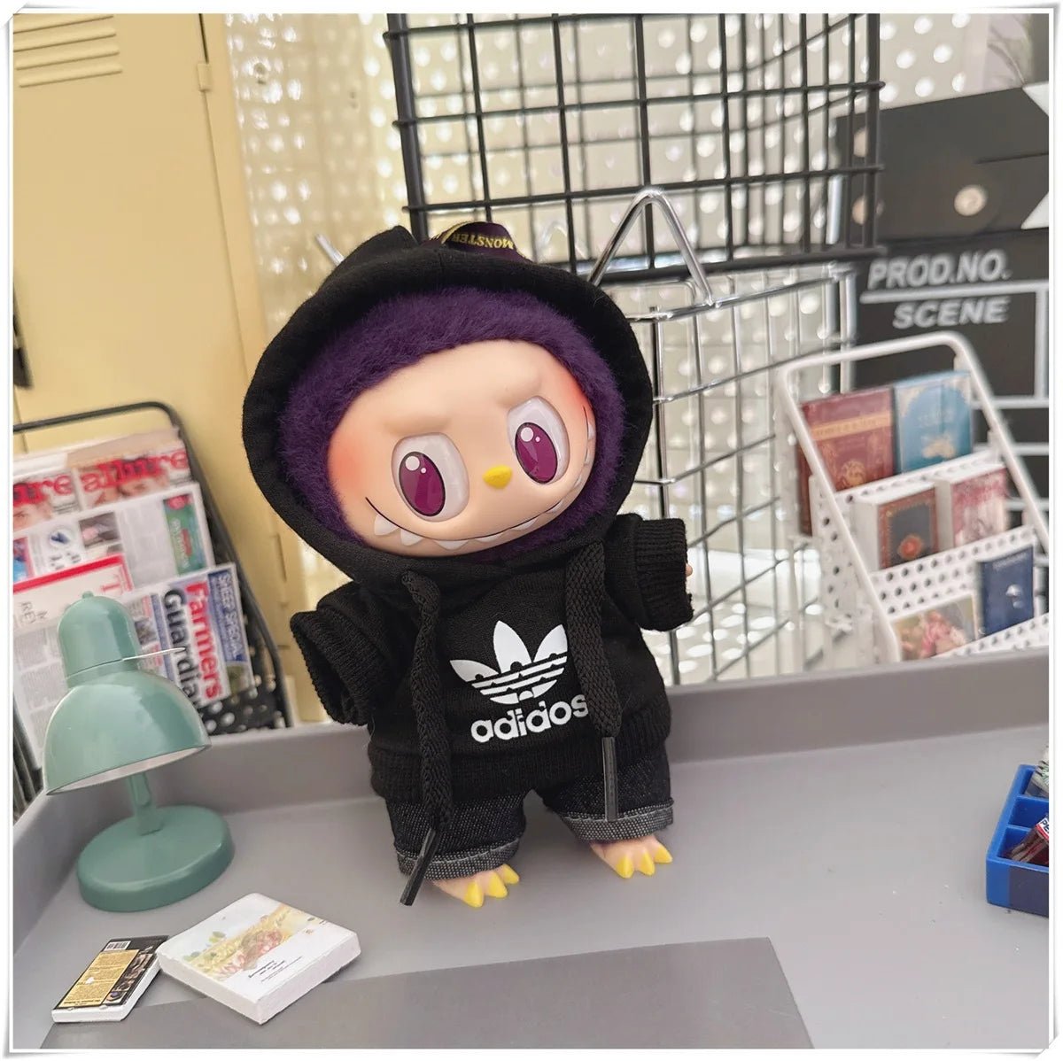 "Labubu 15/17cm Doll Clothing Set β Fashion Hoodie & Pants for V1/V2 Dolls, Korean Idol Trend DIY Outfit Gift" ππ§Έβ¨ - RELUX.STORE