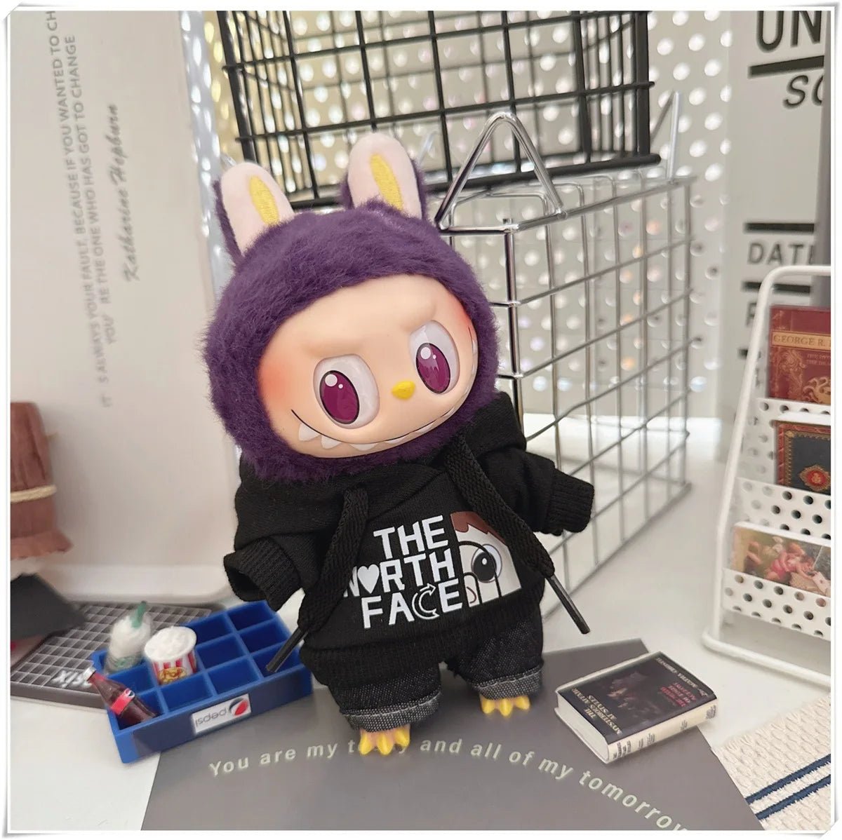 "Labubu 15/17cm Doll Clothing Set β Fashion Hoodie & Pants for V1/V2 Dolls, Korean Idol Trend DIY Outfit Gift" ππ§Έβ¨ - RELUX.STORE