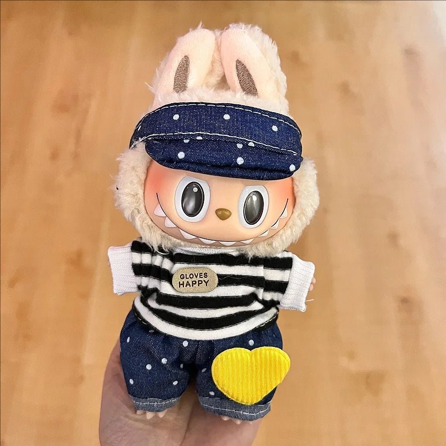 "Labubu 17cm Doll Clothing Set β Cute Casual Dress & Skirt Outfit for Plush Toys, Velcro Fashion Apparel" ππ§Έβ¨ - RELUX.STORE