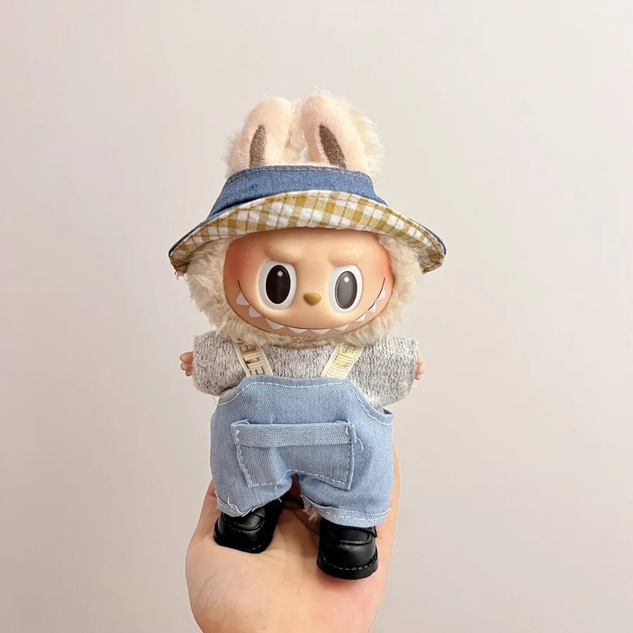 "Labubu 17cm Doll Clothing Set β Cute Casual Dress & Skirt Outfit for Plush Toys, Velcro Fashion Apparel" ππ§Έβ¨ - RELUX.STORE