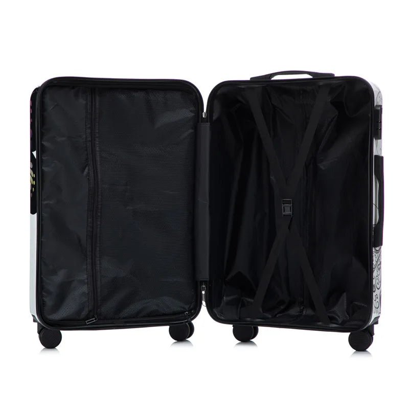 Large Capacity 20 - 28 Inch Butterfly Logo Luggage Suitcase with Combination Lock Rolling Wheels Travel Bag Luggage Suitcase - RELUX.STORELarge Capacity 20 - 28 Inch Butterfly Logo Luggage Suitcase with Combination Lock Rolling Wheels Travel Bag Luggage Suitcase