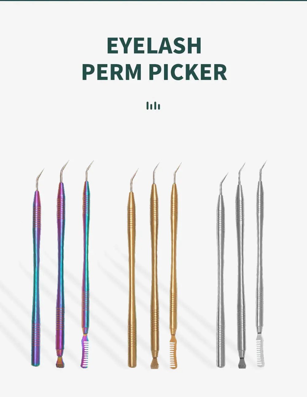 Lash Lift Curler Kit Eyelash Perming Stick Stainless Steel Cosmetic Applicator Comb Makeup Tool Eyelash Extension Supplies - RELUX.STORE