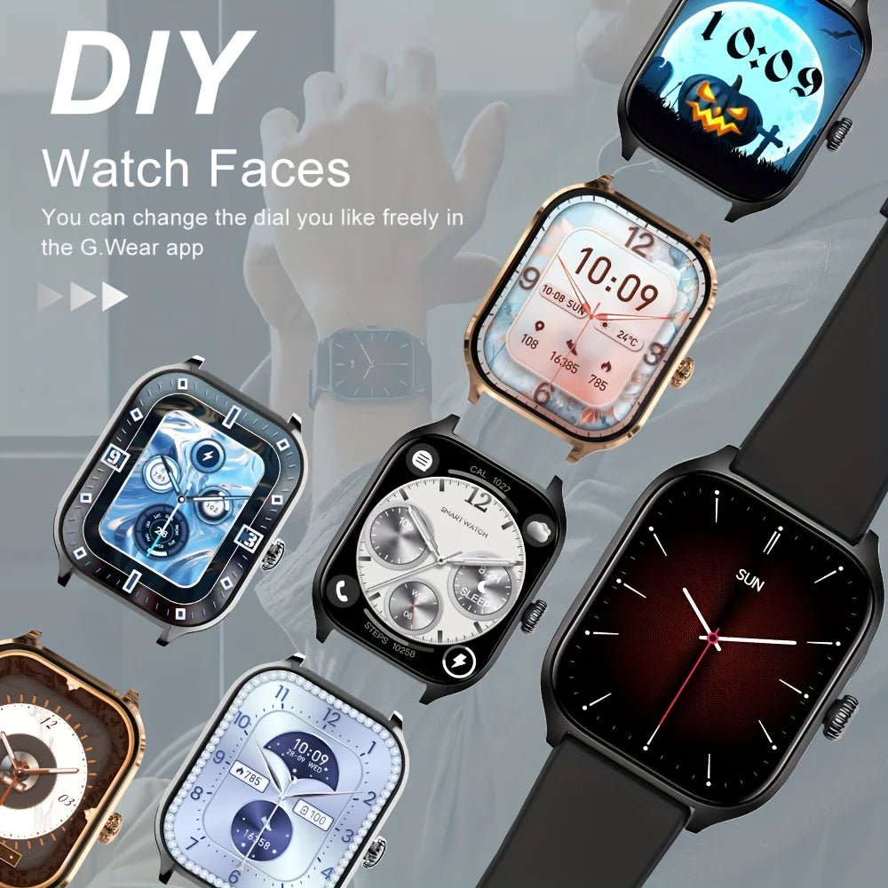 LAXASFIT 2025 New Smart Watch H9 Bluetooth Calls Men Women Smartwatches Fitness Bracelet Custom Watch Face - RELUX.STORE