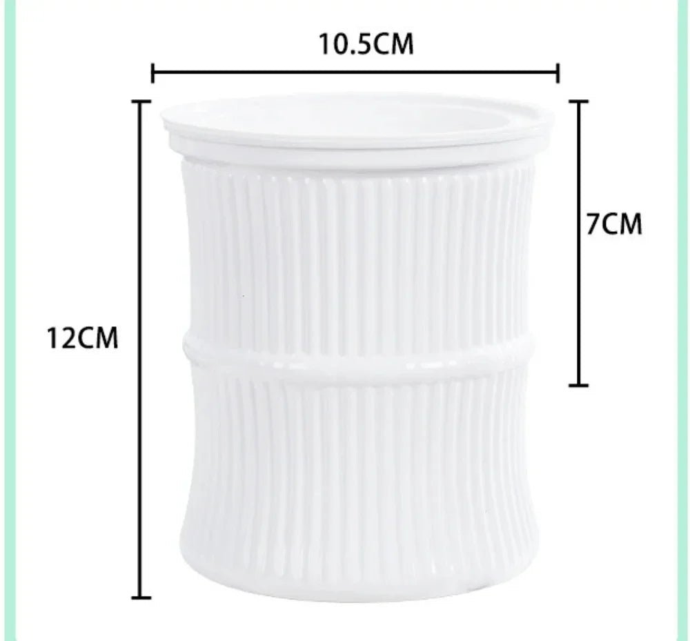 "Lazy Hydroponic Flower Pot – Transparent Self - Watering Planter, Automatic Water - Absorbing Double - Layer Plastic Pot for Office, Home & Garden" - RELUX.STORE