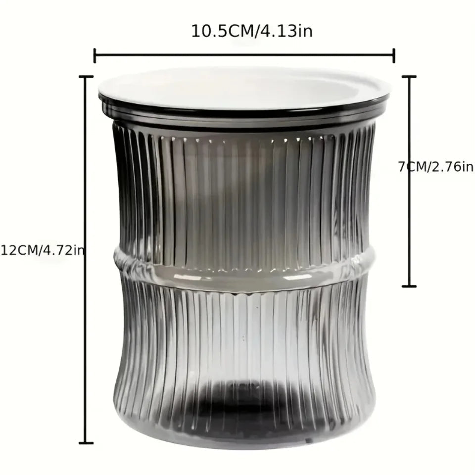 "Lazy Hydroponic Flower Pot – Transparent Self - Watering Planter, Automatic Water - Absorbing Double - Layer Plastic Pot for Office, Home & Garden" - RELUX.STORE