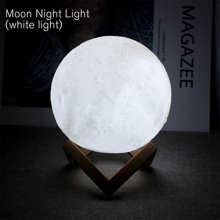 "LED Moon Night Light – Galaxy Projector & Book Light for Kids, Girls & Boys | Birthday Gift, Bedroom Decor, Indoor LED Lighting for Children" - RELUX.STORE