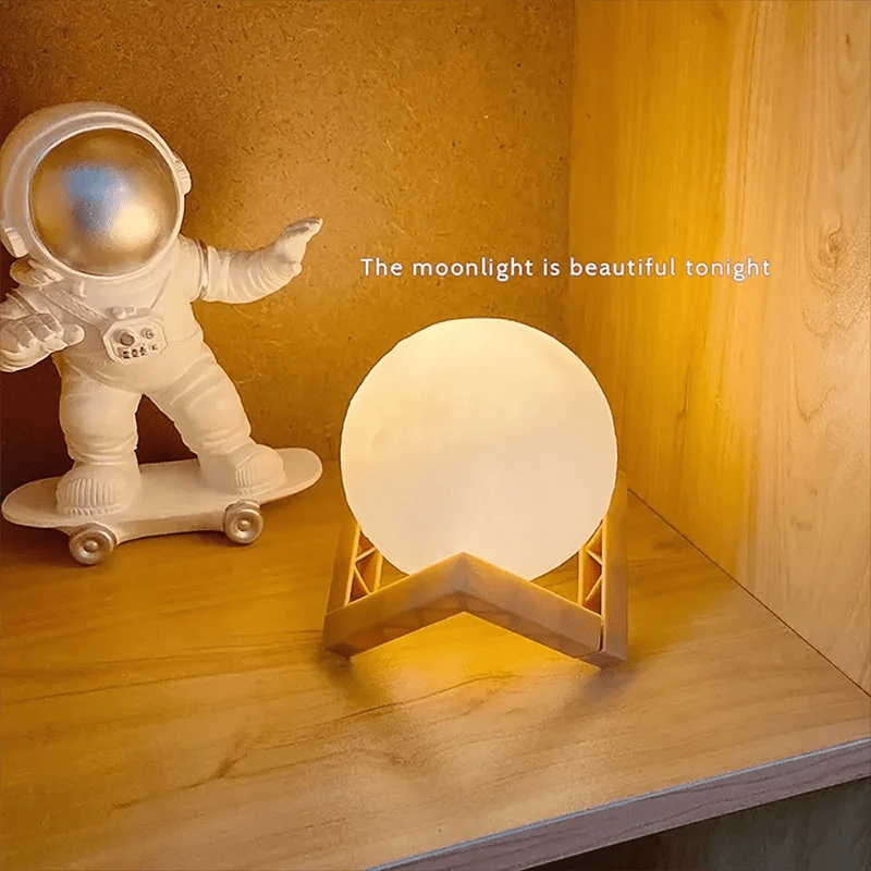 "LED Moon Night Light – Galaxy Projector & Book Light for Kids, Girls & Boys | Birthday Gift, Bedroom Decor, Indoor LED Lighting for Children" - RELUX.STORE