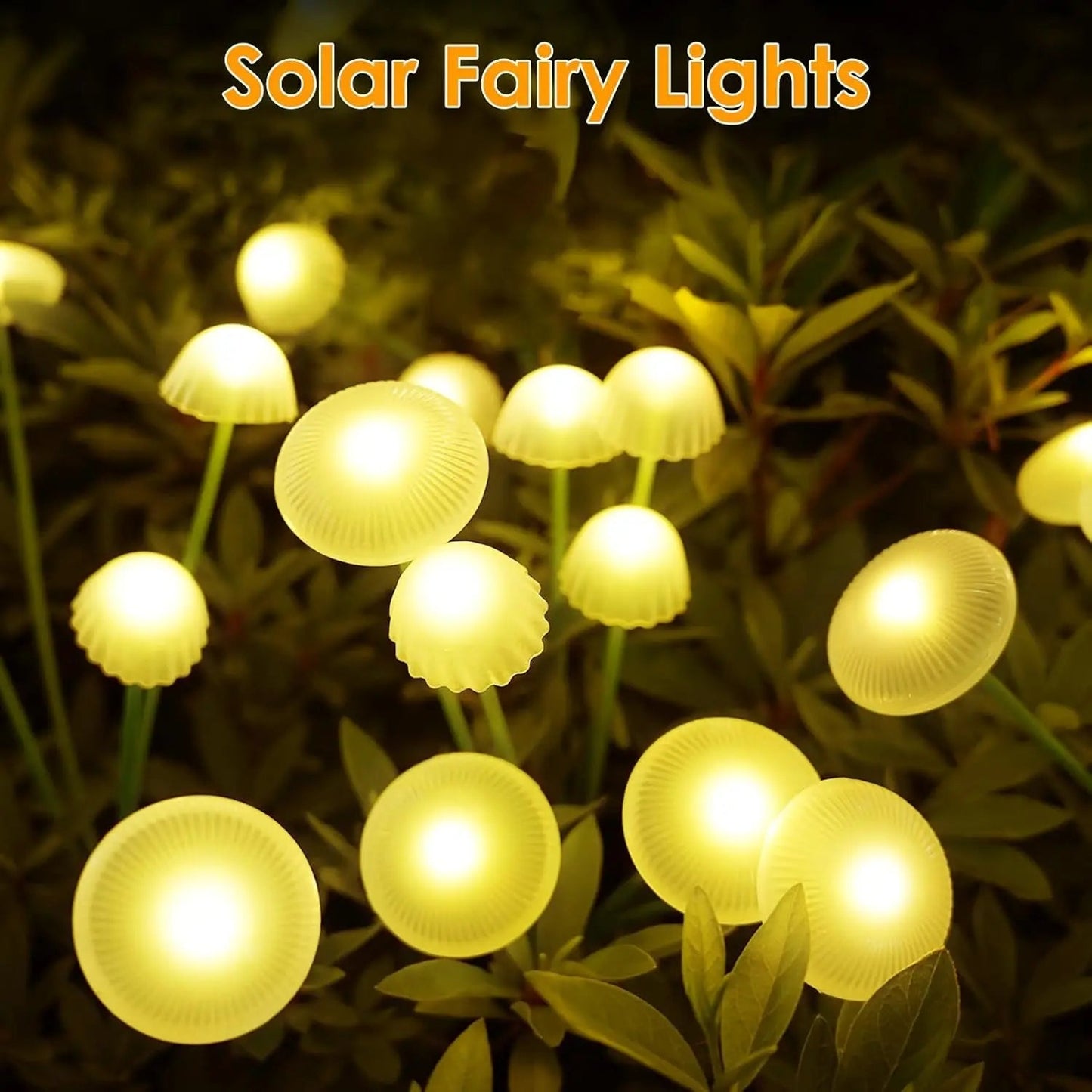 "LED Solar Jellyfish Mushroom Lamp – Waterproof Outdoor Garden & Lawn Decoration Light for Patios, Courtyards & Landscape Lighting" - RELUX.STORE