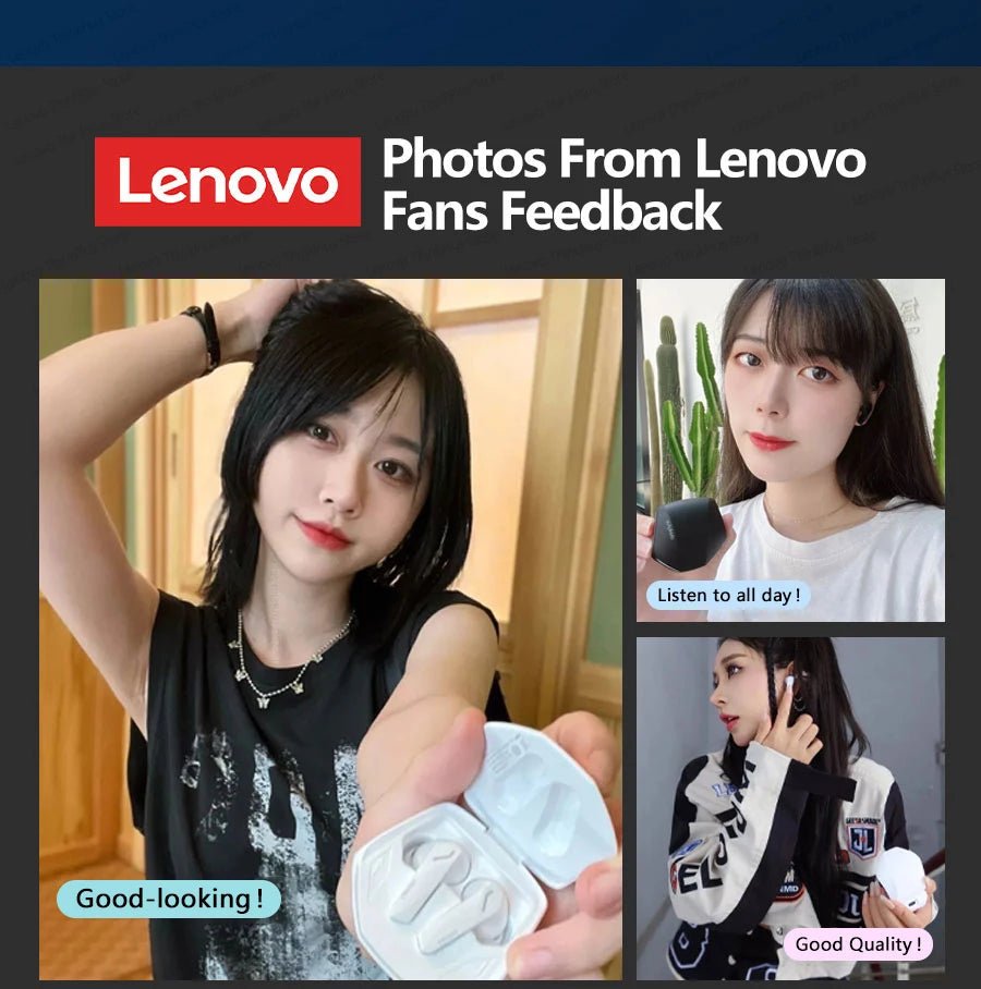 "Lenovo GM2 Pro Bluetooth 5.3 Wireless Earbuds – Low Latency Gaming Headset with Mic, Dual Mode, HD Call, TWS In - Ear Headphones" - RELUX.STORE