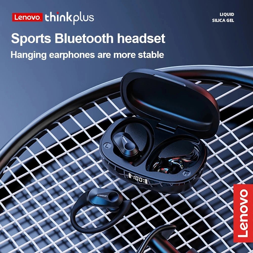 Lenovo LP75 Sports Wireless Earphones – Bluetooth 5.3 TWS Headphones with Mic, Button Control, LED Power Display & HiFi Stereo Sound - RELUX.STORE