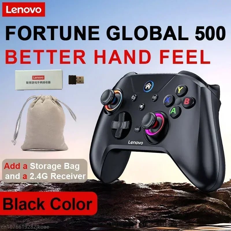 "Lenovo S02 Wireless Bluetooth Controller – Six - Axis Dual Vibration Gamepad for Nintendo Switch, PC, Android TV & iOS" - RELUX.STORE