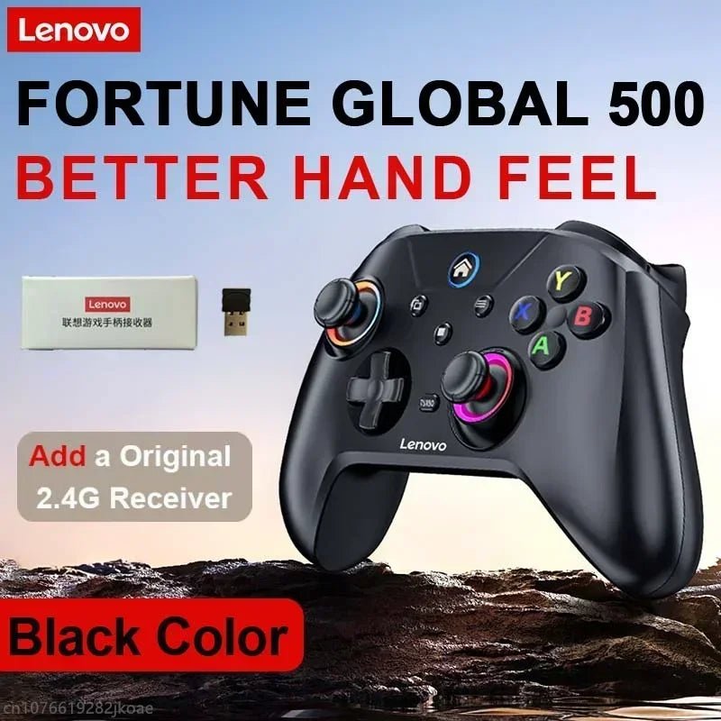 "Lenovo S02 Wireless Bluetooth Controller – Six - Axis Dual Vibration Gamepad for Nintendo Switch, PC, Android TV & iOS" - RELUX.STORE