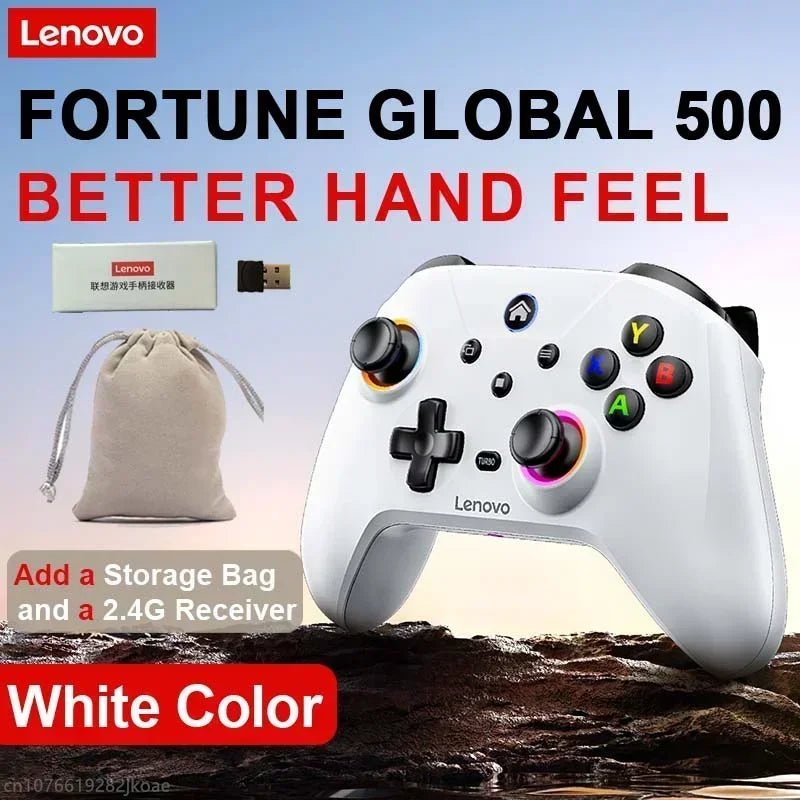 "Lenovo S02 Wireless Bluetooth Controller – Six - Axis Dual Vibration Gamepad for Nintendo Switch, PC, Android TV & iOS" - RELUX.STORE