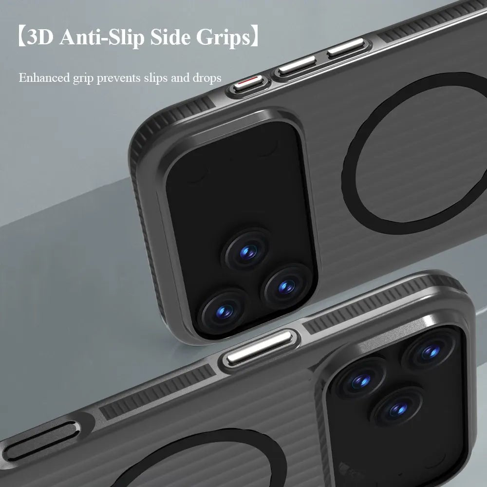 "Lereach Magnetic Matte Phone Case for iPhone 17 / 17 Pro / 17 Pro Max / 17 Air – PC + Magnet, Anti - Slip & Drop Protection" - RELUX.STORE