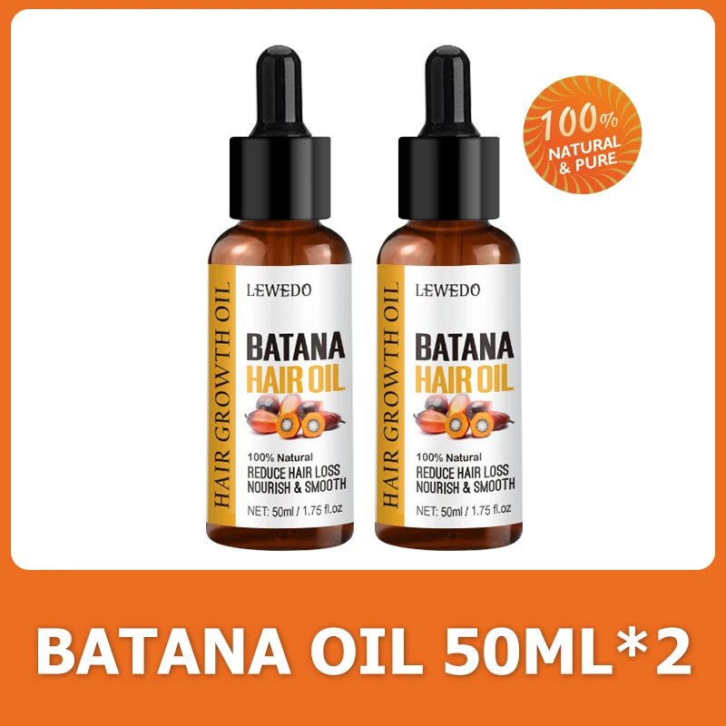Lewedo Naturals Batana Oil Fast Hair Growth for Men Women Pure Batana Oil Nourish Shiny Hair Healthy Hair Care Anti Hair Loss - RELUX.STORE