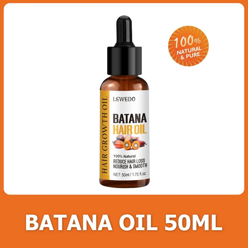 Lewedo Naturals Batana Oil Fast Hair Growth for Men Women Pure Batana Oil Nourish Shiny Hair Healthy Hair Care Anti Hair Loss - RELUX.STORE