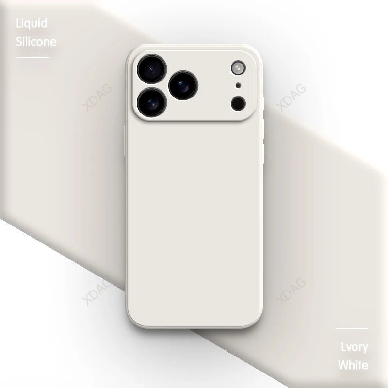Liquid Silicone Phone Case for iPhone 17 / 17 Pro / 17 Pro Max / 17 Air – Soft Touch, Slim Protective Back Cover with Lens Guard - RELUX.STORE