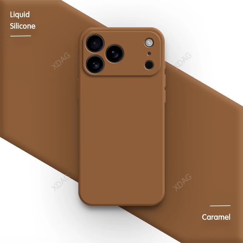 Liquid Silicone Phone Case for iPhone 17 / 17 Pro / 17 Pro Max / 17 Air – Soft Touch, Slim Protective Back Cover with Lens Guard - RELUX.STORE