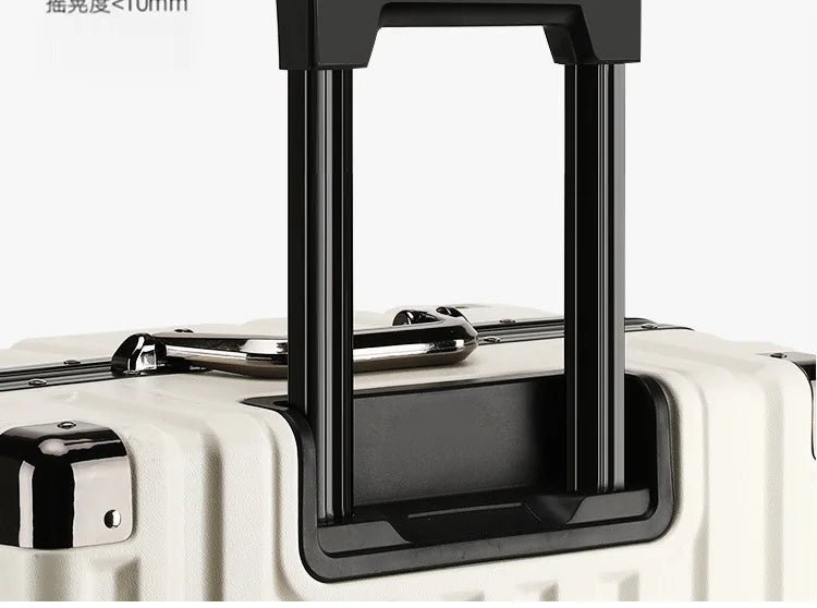 Luggage female mute universal wheel trolley case aluminum frame 24 inch student password suitcase male - RELUX.STORELuggage female mute universal wheel trolley case aluminum frame 24 inch student password suitcase male