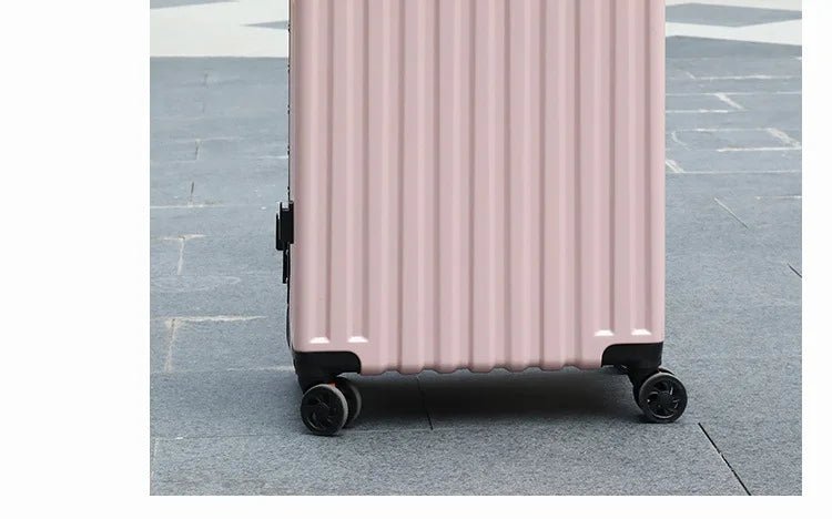Luggage female mute universal wheel trolley case aluminum frame 24 inch student password suitcase male - RELUX.STORELuggage female mute universal wheel trolley case aluminum frame 24 inch student password suitcase male
