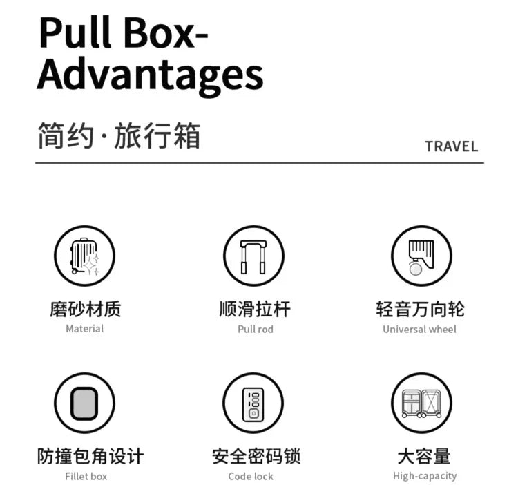 Luggage female mute universal wheel trolley case aluminum frame 24 inch student password suitcase male - RELUX.STORELuggage female mute universal wheel trolley case aluminum frame 24 inch student password suitcase male