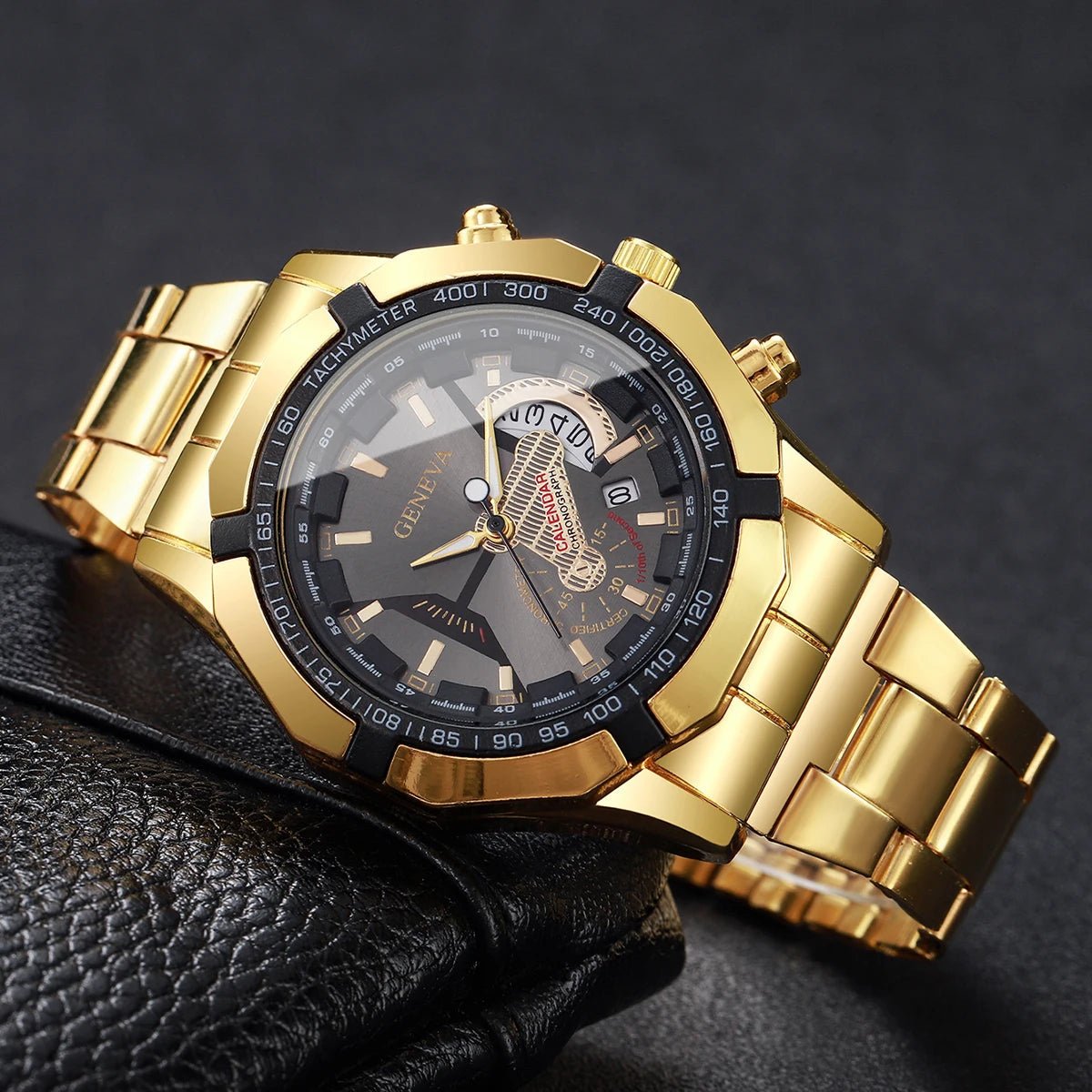 Luxury Large Dial Men Business Watches Fashion Calendar Quartz Watch for Mens Clock Reloj Hombre(Without Box) - RELUX.STORE