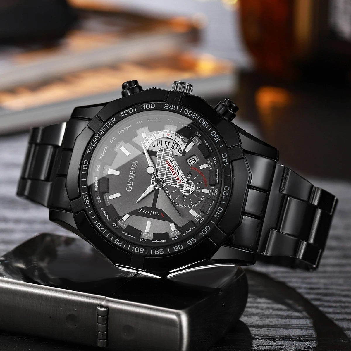 Luxury Large Dial Men Business Watches Fashion Calendar Quartz Watch for Mens Clock Reloj Hombre(Without Box) - RELUX.STORE