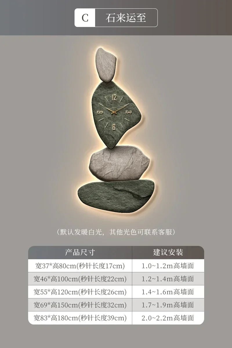 “Luxury Modern Wall Clock – Large Silent Living Room Wall Decor, Unique Minimalist Design Reloj de Pared for Home & Office” - RELUX.STORE
