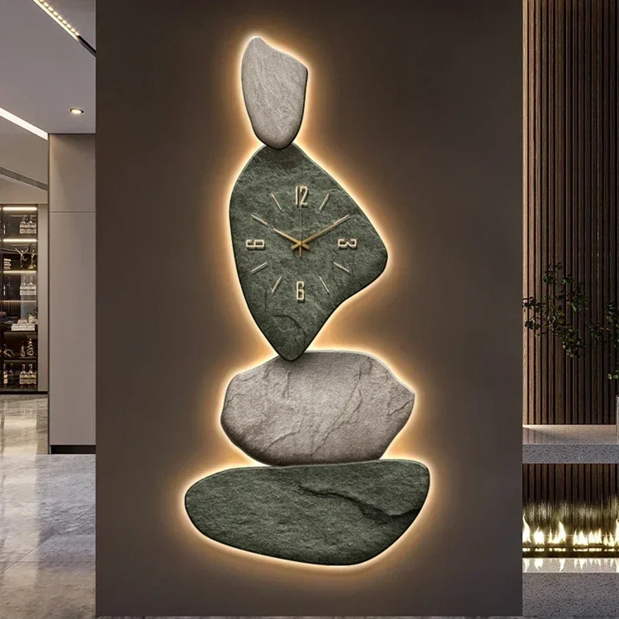 “Luxury Modern Wall Clock – Large Silent Living Room Wall Decor, Unique Minimalist Design Reloj de Pared for Home & Office” - RELUX.STORE