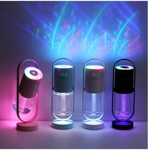 Magic Shadow USB Air Humidifier For Home With Projection Night Lights Ultrasonic Car Mist Maker Mini Office Air Purifier - RELUX.STORE