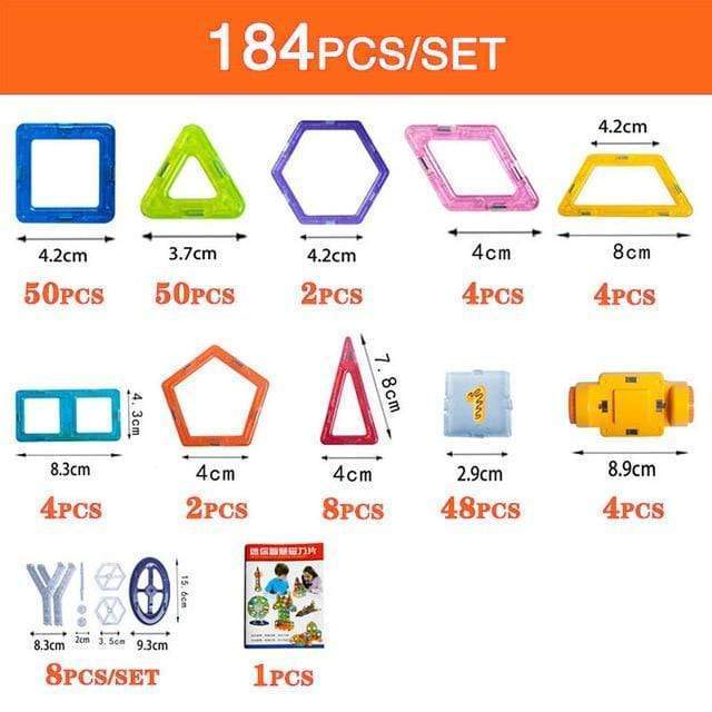 “Magnetic Building Blocks Set – DIY Construction Toys for Kids | Creative Designer Magnet Blocks Educational STEM Learning Gift for Children” - RELUX.STORE