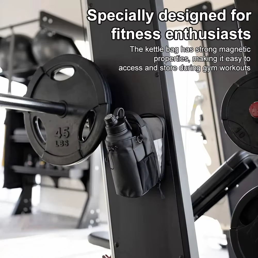 Magnetic Gym Bag – Large Capacity Portable Carrier with Phone Pocket, Water Bottle Holder & Gym Accessories Organizer - RELUX.STORE