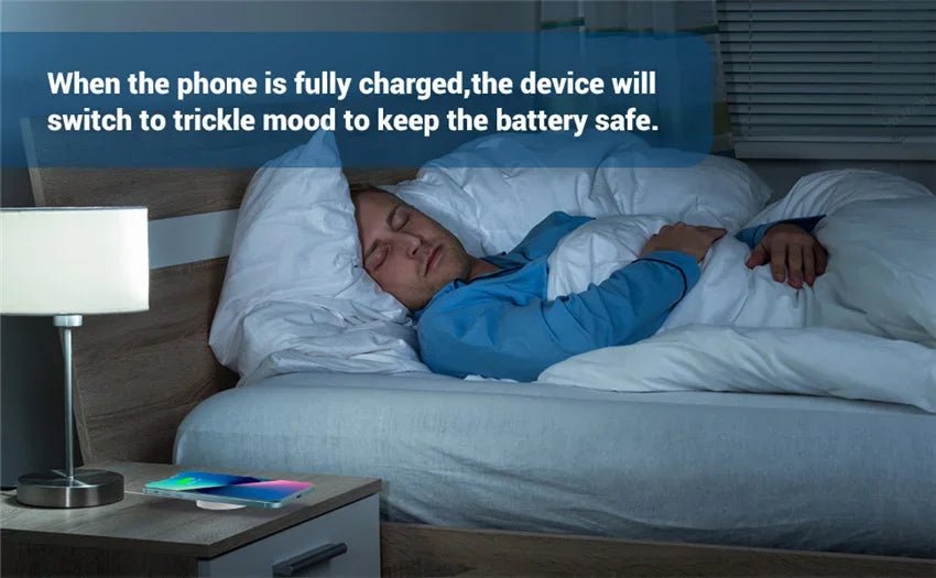 Magnetic Wireless Fast Charging Pad Stand for iPhone 16/15/14/13/12 Pro Max & AirPods – PD USB - A Charger Dock Station - RELUX.STORE