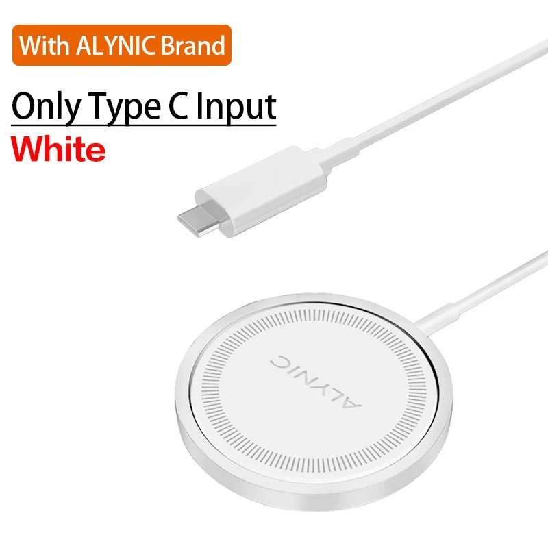 Magnetic Wireless Fast Charging Pad Stand for iPhone 16/15/14/13/12 Pro Max & AirPods – PD USB - A Charger Dock Station - RELUX.STORE