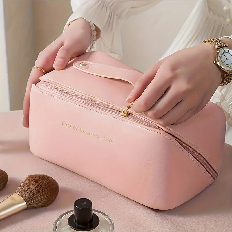 Makeup Organizer Female Toiletry Kit Bag Make Up Case Storage Pouch Luxury Lady Box, Cosmetic Bag, Organizer Bag For Travel Zip - RELUX.STORE