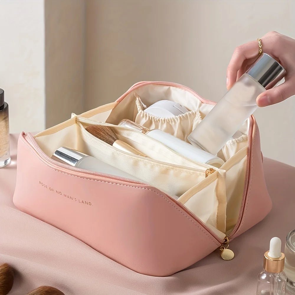 Makeup Organizer Female Toiletry Kit Bag Make Up Case Storage Pouch Luxury Lady Box, Cosmetic Bag, Organizer Bag For Travel Zip - RELUX.STORE