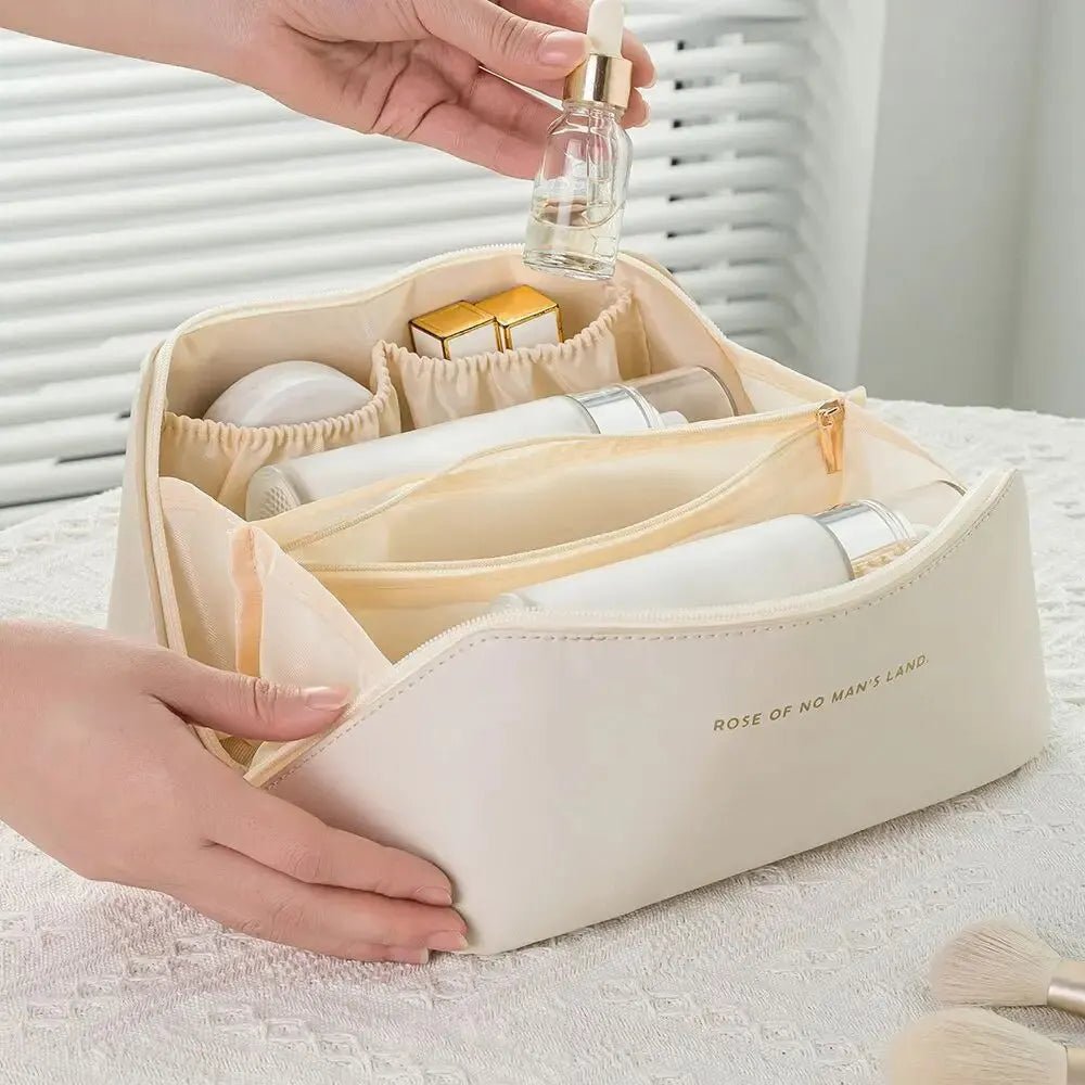 Makeup Organizer Female Toiletry Kit Bag Make Up Case Storage Pouch Luxury Lady Box, Cosmetic Bag, Organizer Bag For Travel Zip - RELUX.STORE