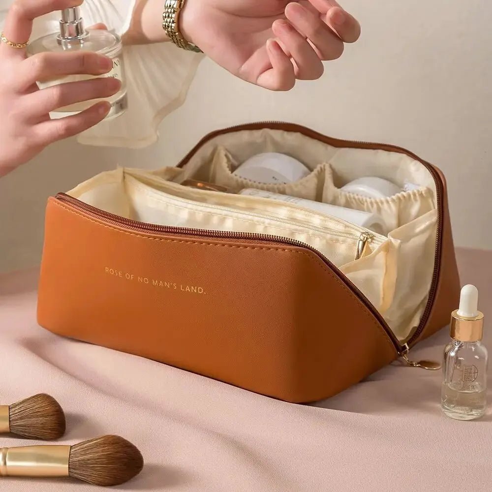 Makeup Organizer Female Toiletry Kit Bag Make Up Case Storage Pouch Luxury Lady Box, Cosmetic Bag, Organizer Bag For Travel Zip - RELUX.STORE