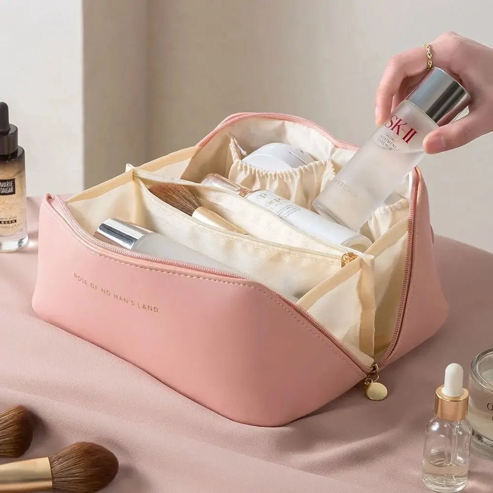 Makeup Organizer Female Toiletry Kit Bag Make Up Case Storage Pouch Luxury Lady Box, Cosmetic Bag, Organizer Bag For Travel Zip - RELUX.STORE