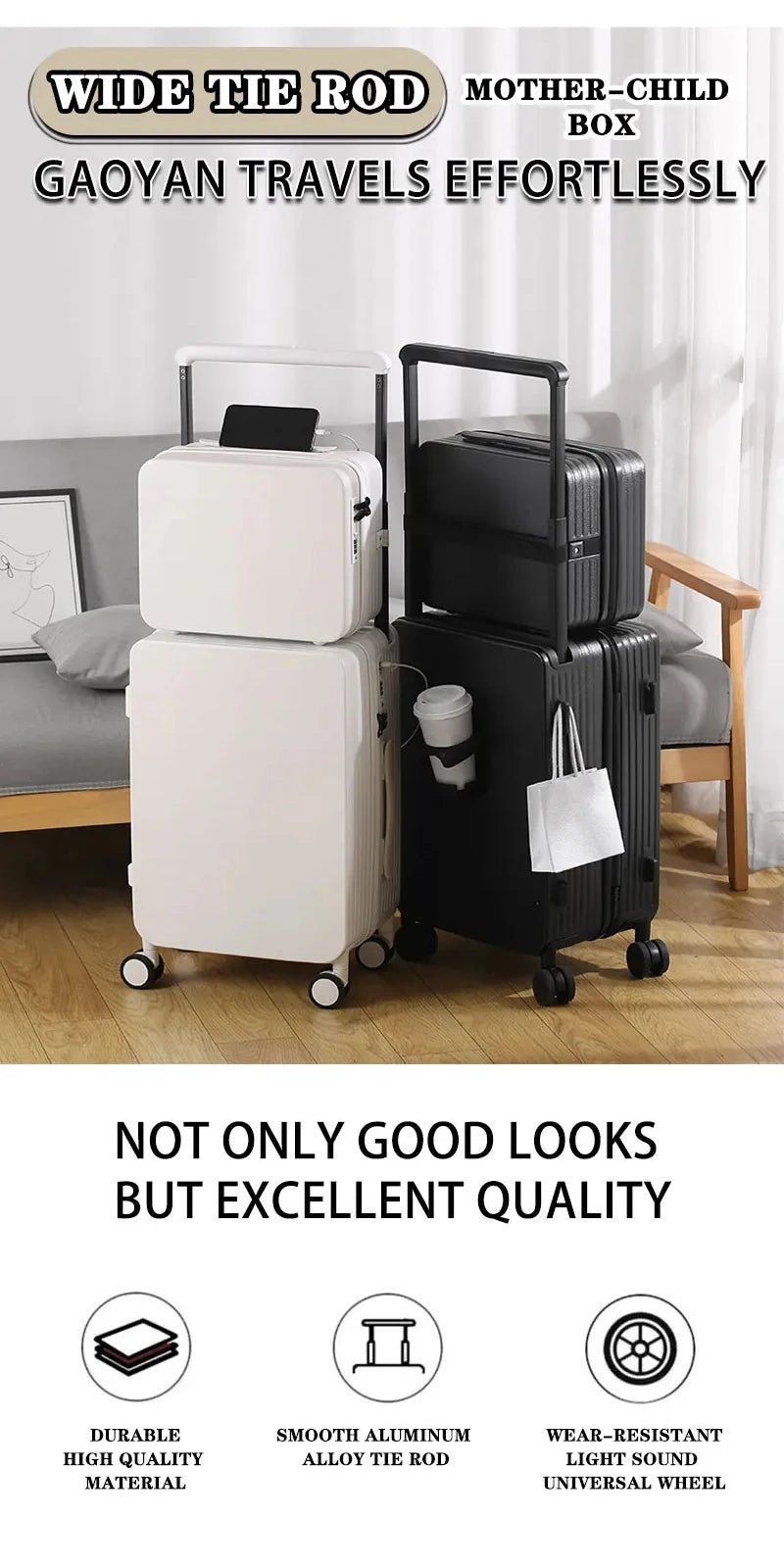 Manufactory PC Travel Trolley Case Durable Men Combination Case Small Size Boarding Case Luggage Suitcase with USB - RELUX.STOREManufactory PC Travel Trolley Case Durable Men Combination Case Small Size Boarding Case Luggage Suitcase with USB