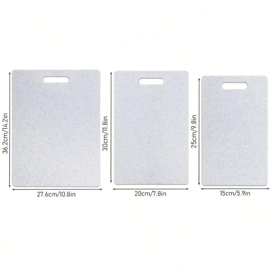 Marble Texture PP Cutting Board Antibacterial and Mildew Cutting Board Kitchen Vegetable Cutting Board Dishwasher Safe - RELUX.STORE