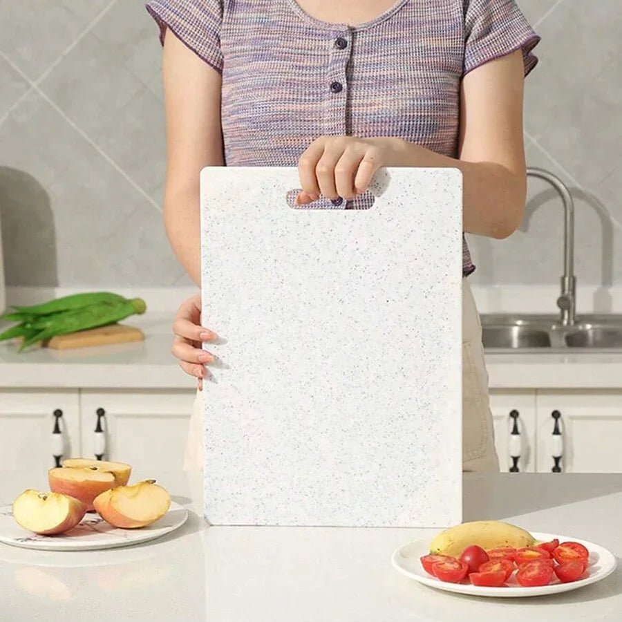 Marble Texture PP Cutting Board Antibacterial and Mildew Cutting Board Kitchen Vegetable Cutting Board Dishwasher Safe - RELUX.STORE