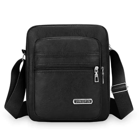 Men's Genuine Leather Crossbody Shoulder Bags High quality Tote Fashion Business Man Messenger Bag Leather Bags fanny pack - RELUX.STORE