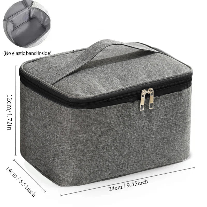 Men’s Toiletry Bag – Double - Layer Large Capacity Travel Cosmetic & Storage Bag | Portable Oxford Cloth Handbag for Business Trips - RELUX.STORE