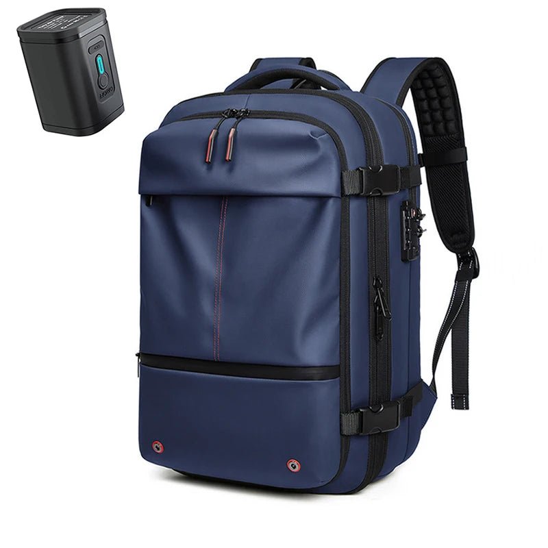 Men’s Travel & Business Backpack – 17” Laptop, Large Capacity School, Expanded Hiking & Vacuum Compression Bag - RELUX.STORE