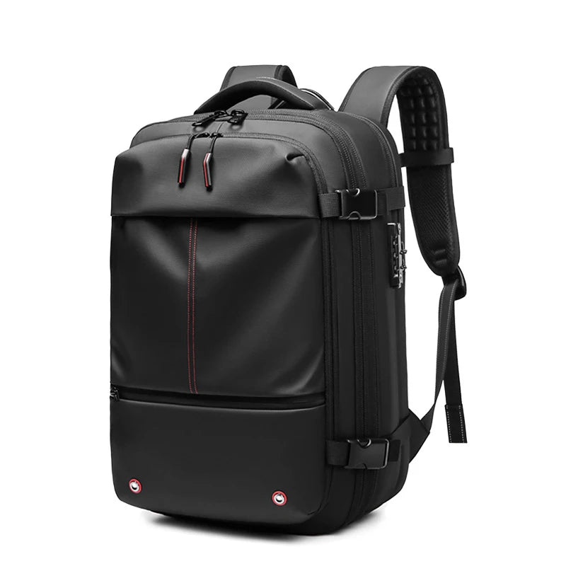Men’s Travel & Business Backpack – 17” Laptop, Large Capacity School, Expanded Hiking & Vacuum Compression Bag - RELUX.STORE