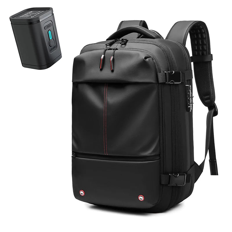 Men’s Travel & Business Backpack – 17” Laptop, Large Capacity School, Expanded Hiking & Vacuum Compression Bag - RELUX.STORE