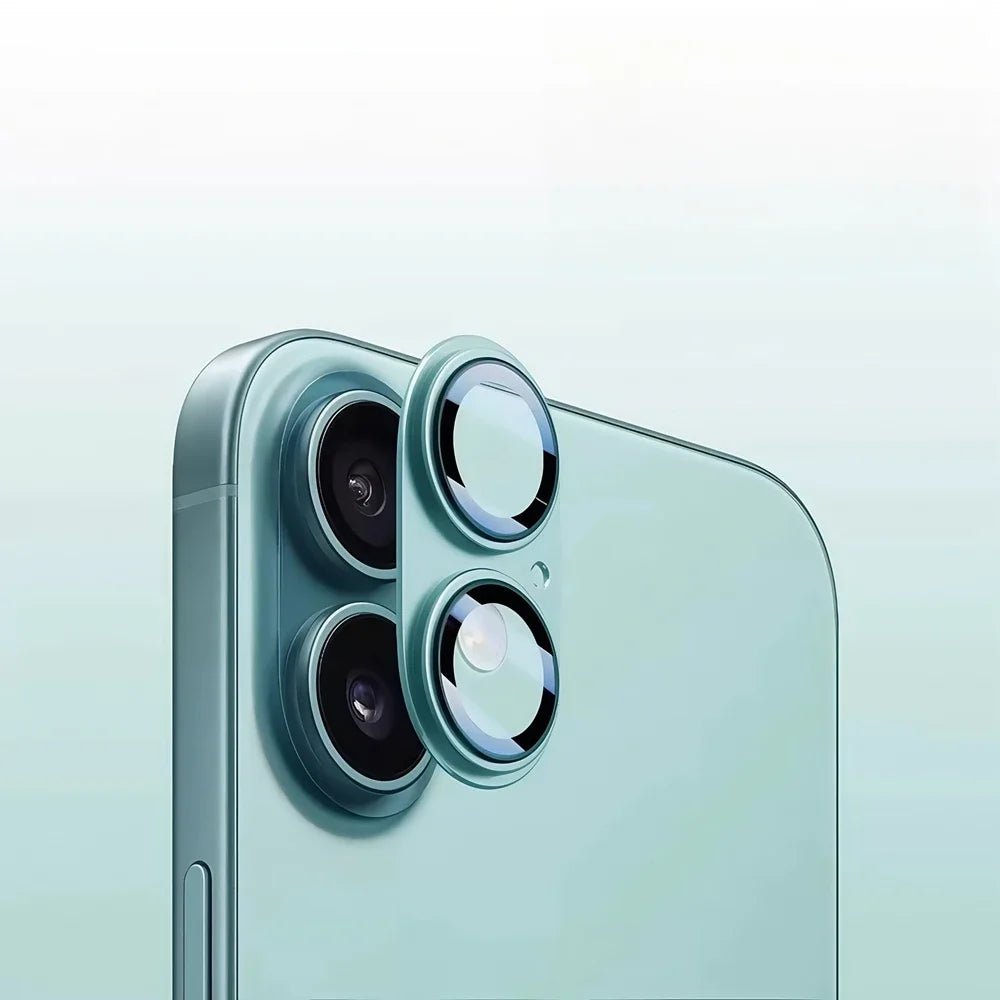 Metal Camera Glass Protector for iPhone 16 Plus – Alloy Ring Back Cover for iPhone 16+ Camera Lens Accessories - RELUX.STORE